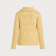 Marlowry - Long Textured Knit Cardigan Autumn Winter Wear — view 4 of 5