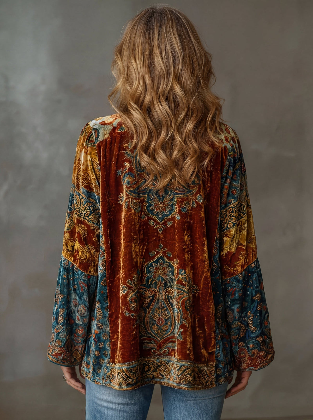 Nomadella - Bohemian Kimono Jacket For Layered Everyday Wear — view 3 of 4