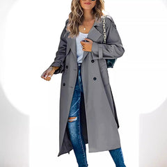 Norvelle - Oversized Double Breasted Trench Coat Everyday Layering — view 6 of 10