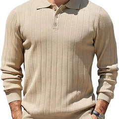 Osmere - Men's Ribbed Knit Sweater Everyday Layering