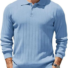 Osmere - Men's Ribbed Knit Sweater Everyday Layering — view 10 of 10
