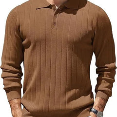 Osmere - Men's Ribbed Knit Sweater Everyday Layering — view 3 of 10