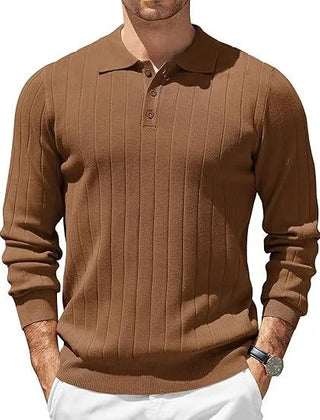 Osmere - Men's Ribbed Knit Sweater Everyday Layering — view 3 of 10