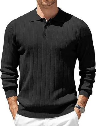 Osmere - Men's Ribbed Knit Sweater Everyday Layering — view 4 of 10