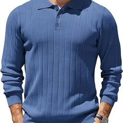 Osmere - Men's Ribbed Knit Sweater Everyday Layering — view 5 of 10