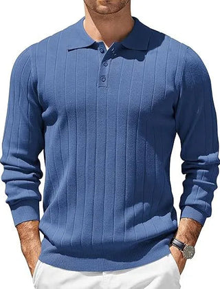 Osmere - Men's Ribbed Knit Sweater Everyday Layering — view 5 of 10