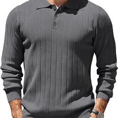 Osmere - Men's Ribbed Knit Sweater Everyday Layering — view 6 of 10