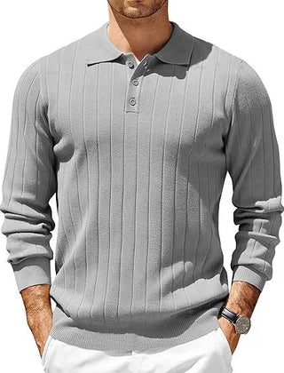 Osmere - Men's Ribbed Knit Sweater Everyday Layering — view 7 of 10