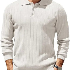 Osmere - Men's Ribbed Knit Sweater Everyday Layering — view 8 of 10
