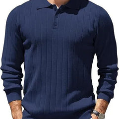 Osmere - Men's Ribbed Knit Sweater Everyday Layering — view 9 of 10