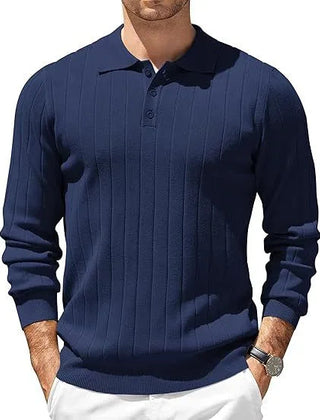 Osmere - Men's Ribbed Knit Sweater Everyday Layering — view 9 of 10