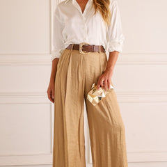 Palazera - Wide Leg Palazzo Trousers Office And Evening Wear — view 2 of 8