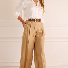 Palazera - Wide Leg Palazzo Trousers Office And Evening Wear — view 3 of 8