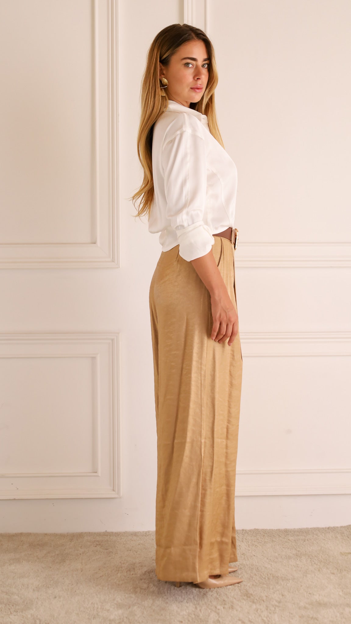 Palazera - Wide Leg Palazzo Trousers Office And Evening Wear — view 8 of 8