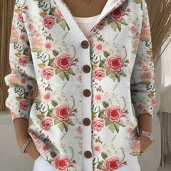 Paloway - Hooded Button Front Cardigan Everyday Layering — view 5 of 6