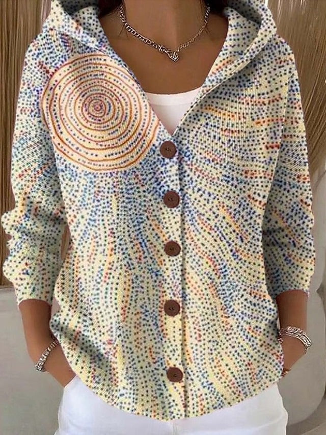 Paloway - Hooded Button Front Cardigan Everyday Layering — view 6 of 6