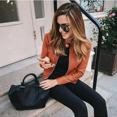 Pellara - Italian Leather Jacket Timeless Everyday Wear — view 4 of 10