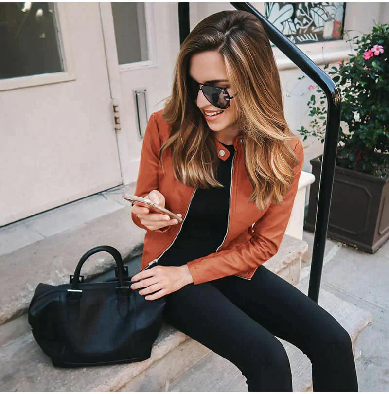 Pellara - Italian Leather Jacket Timeless Everyday Wear — view 4 of 10