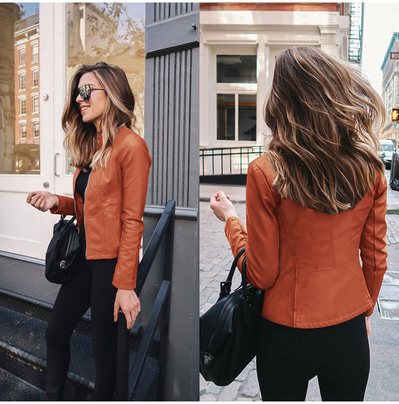 Pellara - Italian Leather Jacket Timeless Everyday Wear — view 5 of 10