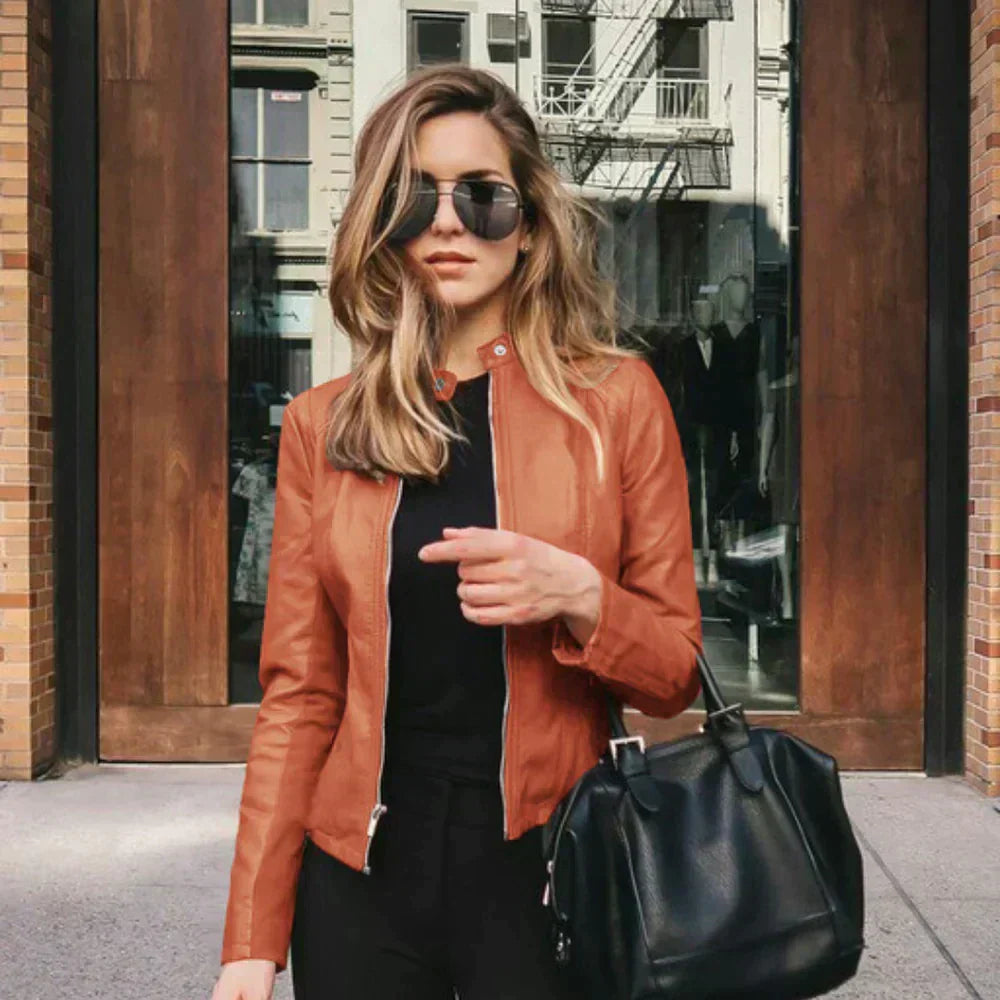 Pellara - Italian Leather Jacket Timeless Everyday Wear — view 9 of 10
