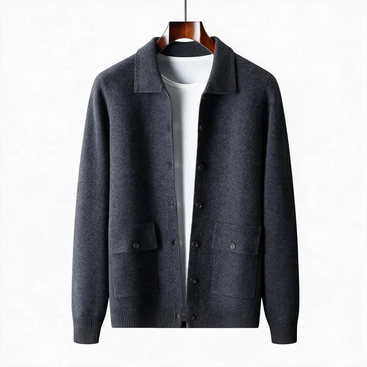 Callister - Men's Wool Cardigan Cold Weather Layering — view 4 of 10