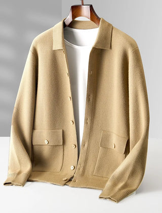 Callister - Men's Wool Cardigan Cold Weather Layering — view 5 of 10