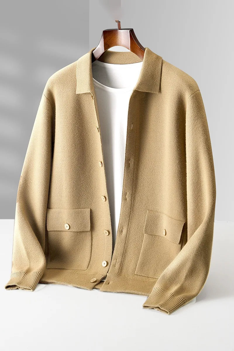Callister - Men's Wool Cardigan Cold Weather Layering — view 5 of 10