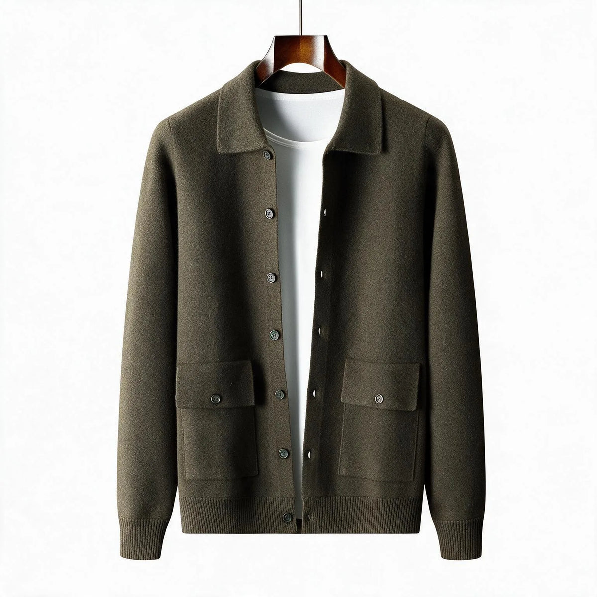 Callister - Men's Wool Cardigan Cold Weather Layering — view 2 of 10