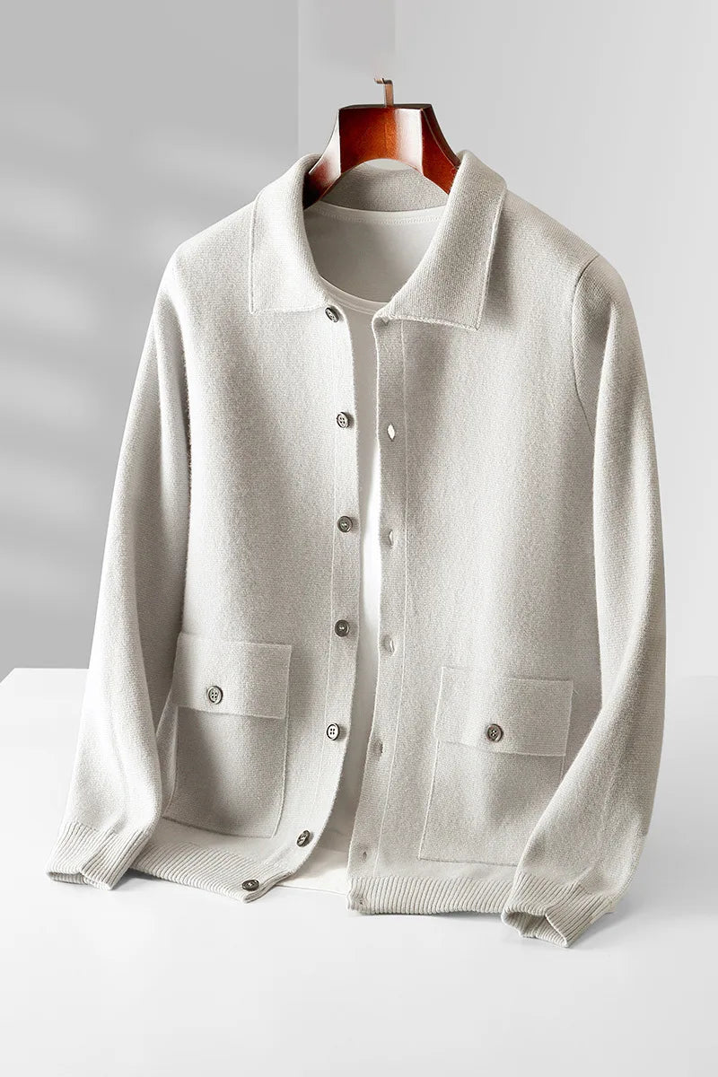 Callister - Men's Wool Cardigan Cold Weather Layering — view 7 of 10