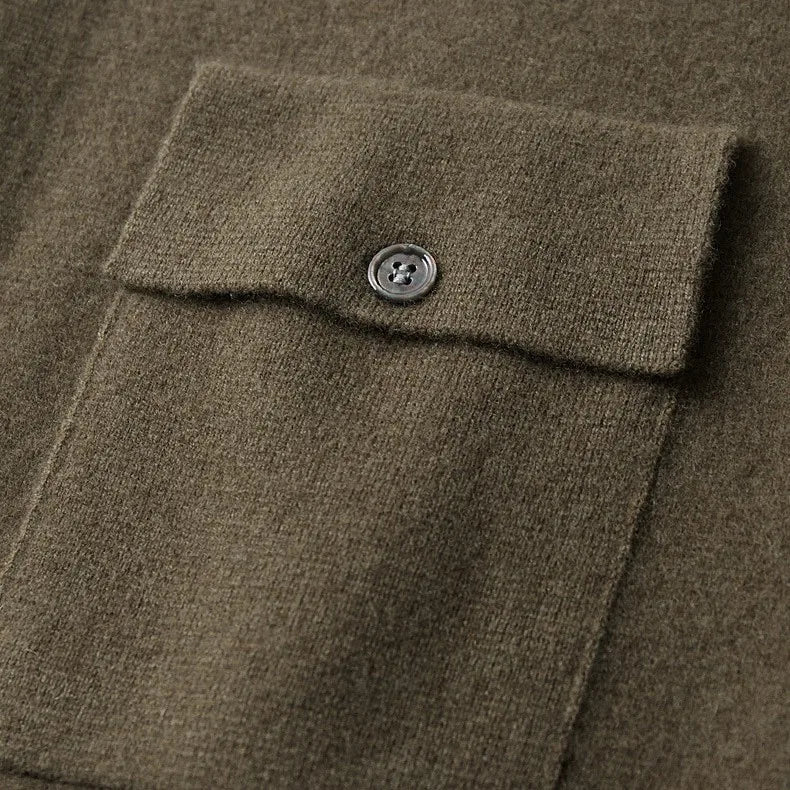 Callister - Men's Wool Cardigan Cold Weather Layering — view 9 of 10