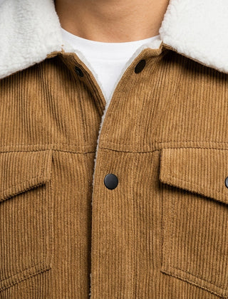 Rangefield - Sherpa Lined Corduroy Trucker Jacket Cold Weather — view 10 of 10