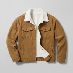 Rangefield - Sherpa Lined Corduroy Trucker Jacket Cold Weather — view 2 of 10