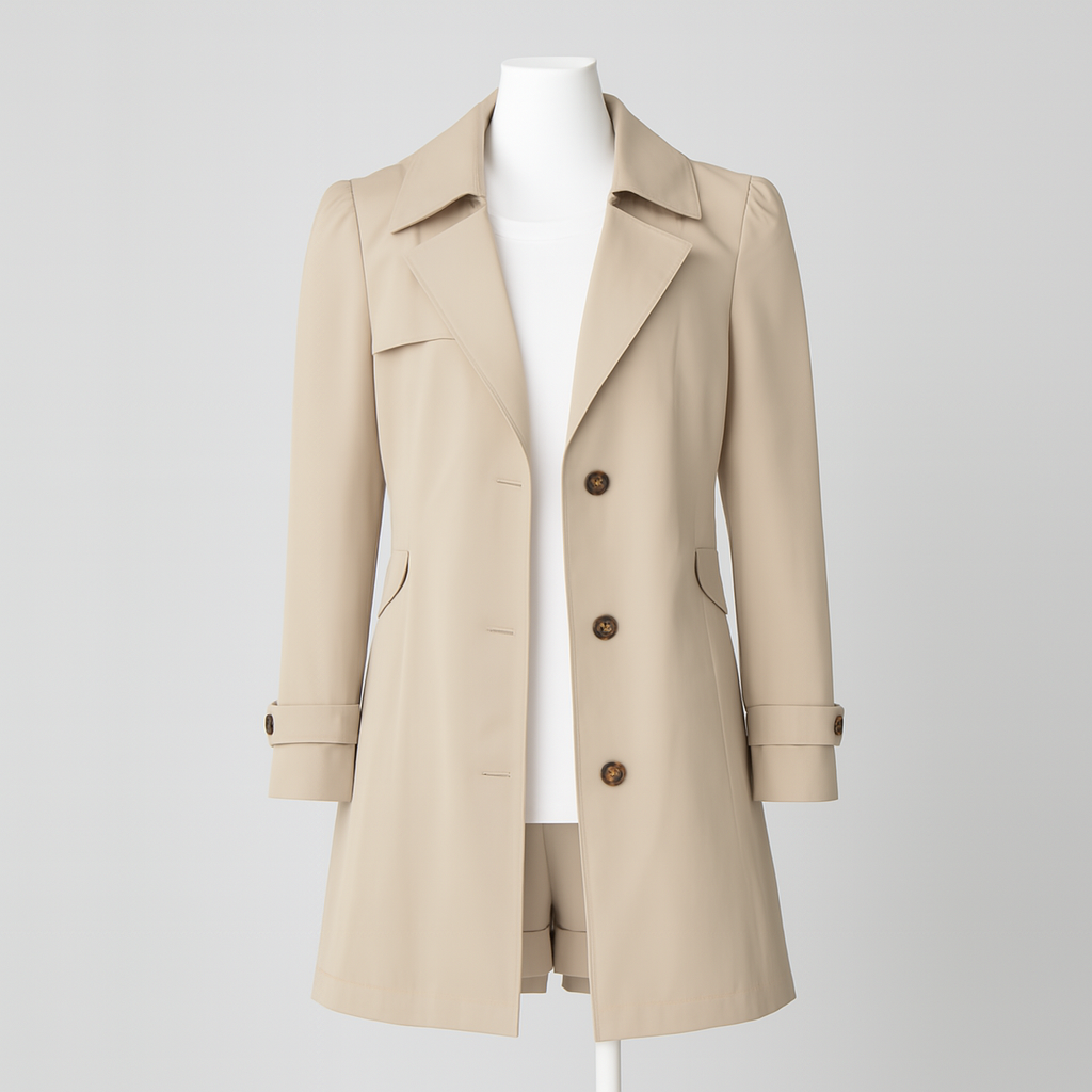 Rivelle - Belted Trench Coat For Transitional Season Dressing — view 2 of 8