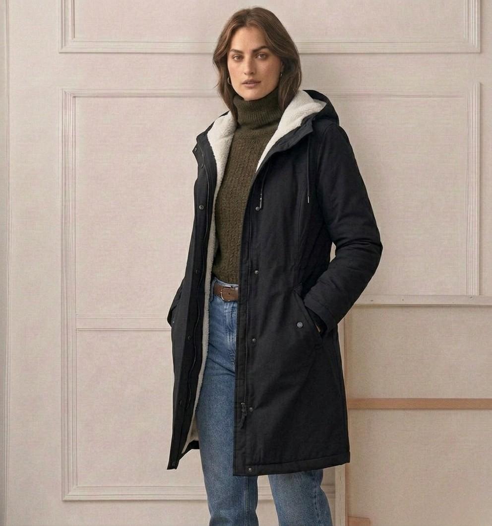 Rowanmere - Long Hooded Winter Coat Cold Weather Outdoors — view 10 of 10