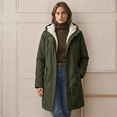 Rowanmere - Long Hooded Winter Coat Cold Weather Outdoors — view 3 of 10