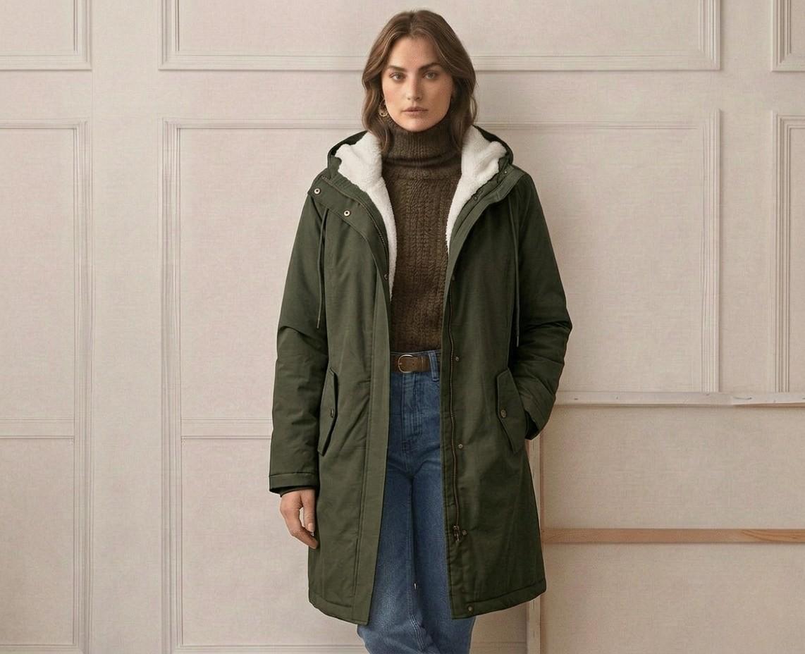 Rowanmere - Long Hooded Winter Coat Cold Weather Outdoors — view 3 of 10