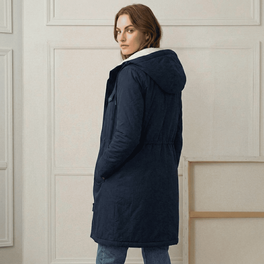 Rowanmere - Long Hooded Winter Coat Cold Weather Outdoors — view 6 of 10