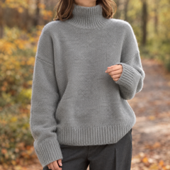 Sablene - Turtleneck Sweater Relaxed Fit Everyday Wear