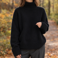 Sablene - Turtleneck Sweater Relaxed Fit Everyday Wear — view 5 of 6