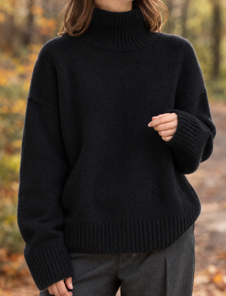 Sablene - Turtleneck Sweater Relaxed Fit Everyday Wear — view 5 of 6