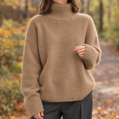 Sablene - Turtleneck Sweater Relaxed Fit Everyday Wear — view 6 of 6