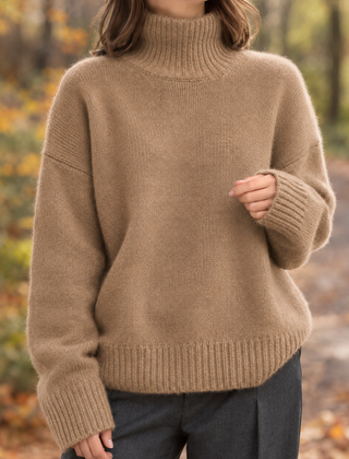 Sablene - Turtleneck Sweater Relaxed Fit Everyday Wear — view 6 of 6