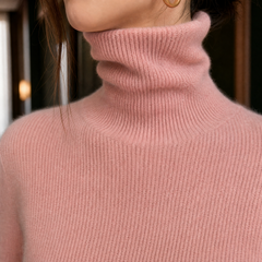 Sarenne - Fine Ribbed Turtleneck Sweater Everyday Wear — view 2 of 7