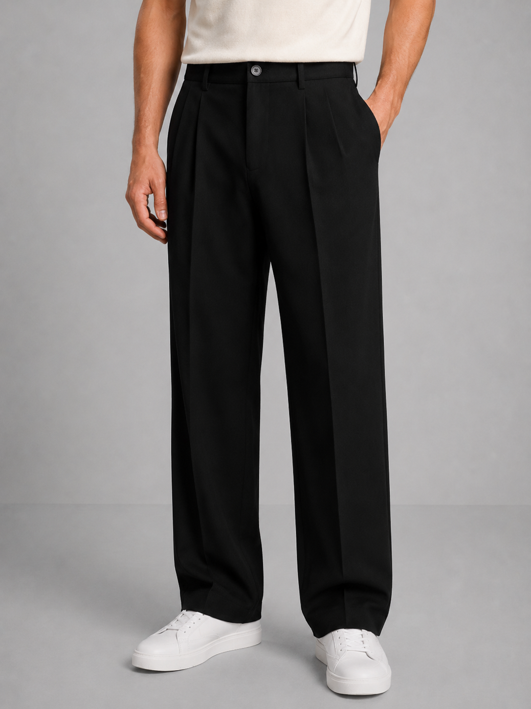 Sartoro - Pleated Front Trousers For Office And Weekend Wear — view 5 of 6