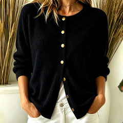 Selvane - Ribbed Knit Cardigan Everyday Layering — view 10 of 10