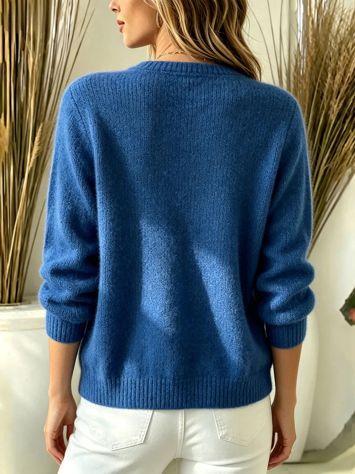 Selvane - Ribbed Knit Cardigan Everyday Layering — view 3 of 10
