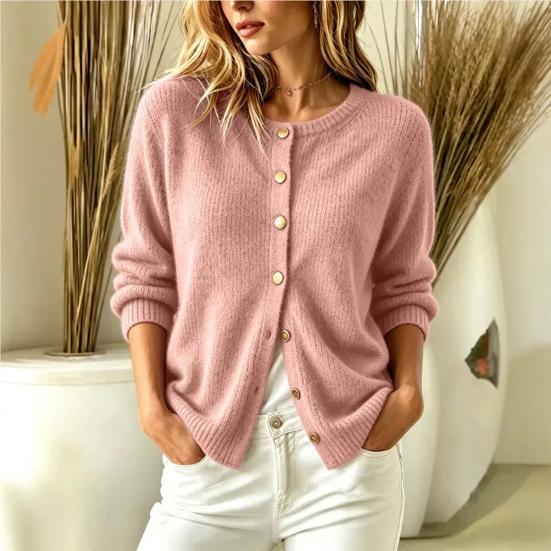 Selvane - Ribbed Knit Cardigan Everyday Layering — view 7 of 10