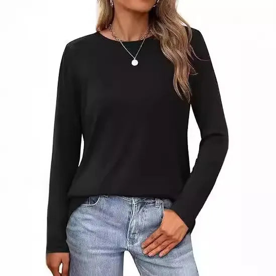 Serenza - Silk Crewneck Sweater Everyday Wear