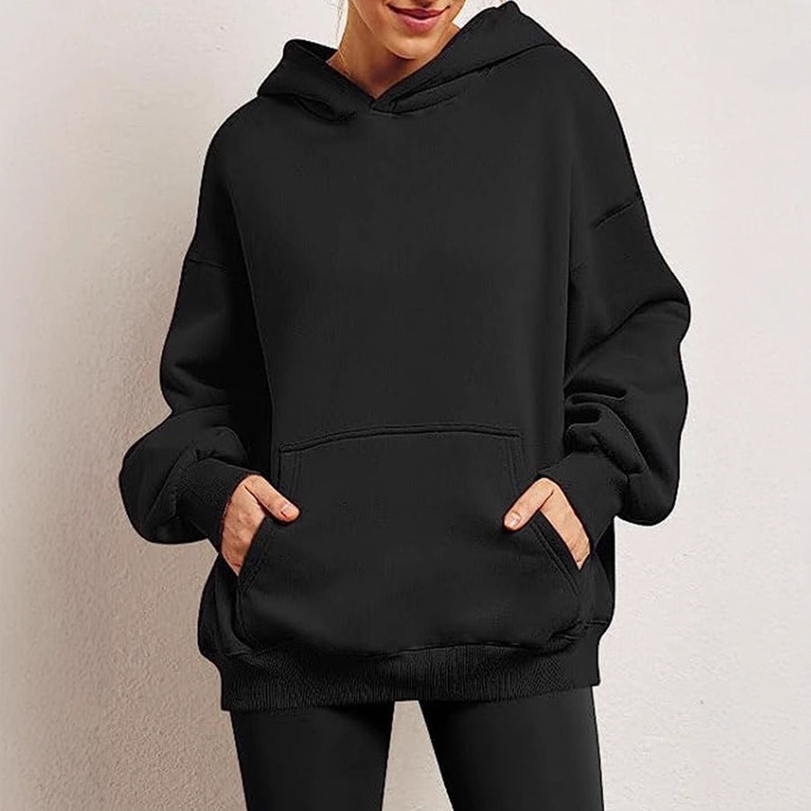Marlowick - Oversized Long Sleeve Hoodie Everyday Layering — view 2 of 10