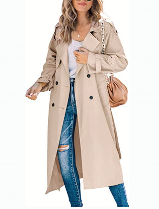 Solenne - Long Trench Coat Spring Autumn Layering — view 3 of 6
